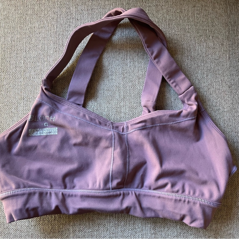 Bloch Mauve Sports Bra